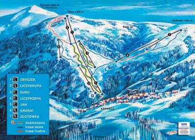 Ośrodek narciarski - Śnieżka w Karpaczu