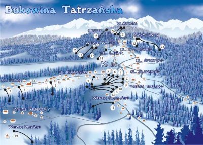WIERCH SZYMKÓWKA - Wyciąg narciarski w Bukowinie Tatrzańskiej