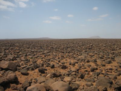 Rock desert inside the island of Boa Vista, Cape Verde - public domain, Wikimedia Commons - Ingo Wölbern