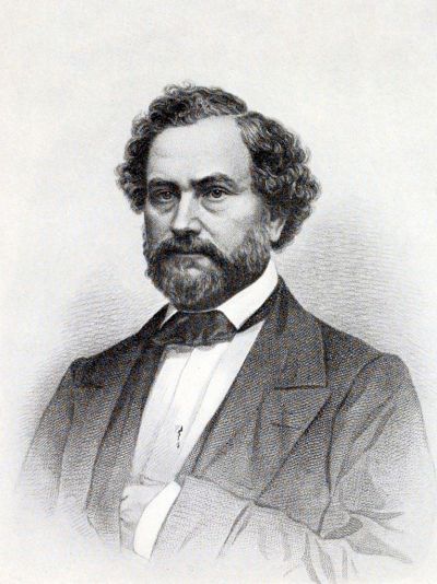 Samuel Colt, rok 1857, fot. wikimedia commons, public domain