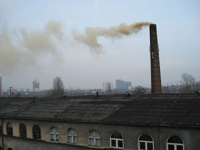 Dym zanieczyszczający powietrze, fot. public domain