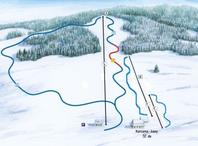 KOZINIEC - CZARNA GÓRA - Ośrodek Narciarski w Zakopanem