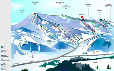KAIMÓWKA - Wyciąg narciarski w Szczyrku