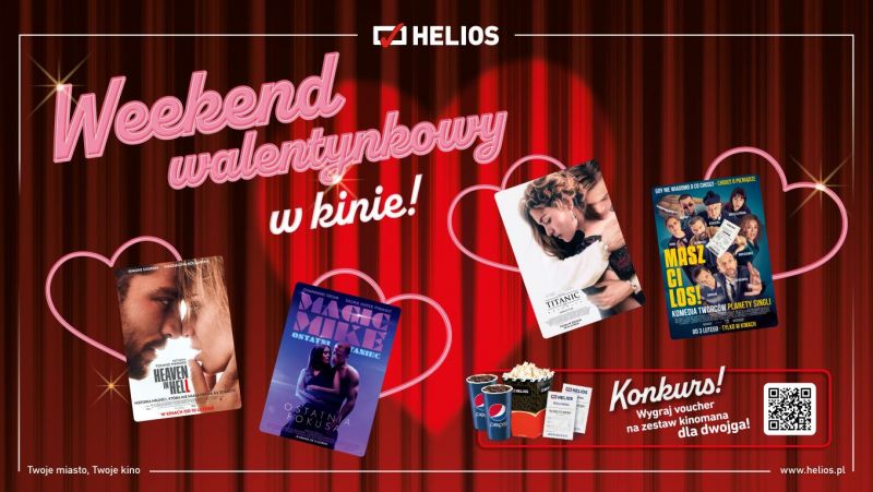 Weekend Walentynkowy w kinach Helios