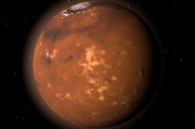 planeta Mars widziana z orbity
