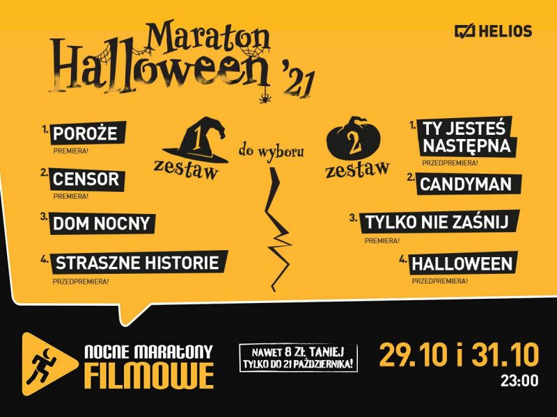 Maraton HALLOWEEN w Kinach Helios