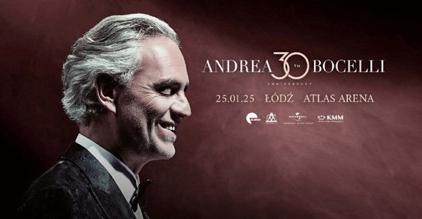 ANDREA BOCELLI wystąpi w Atlas Arena w Łodzi